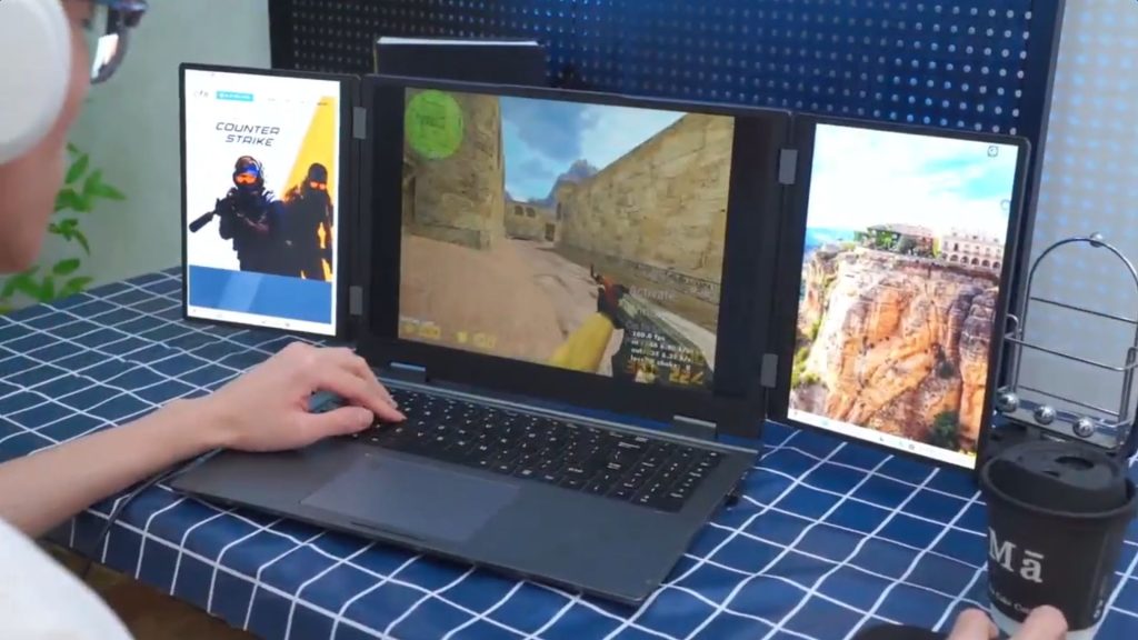 Un nouveau défi technologique : le portable à trois écrans qui surpasse Razer et redéfinit vos attentes